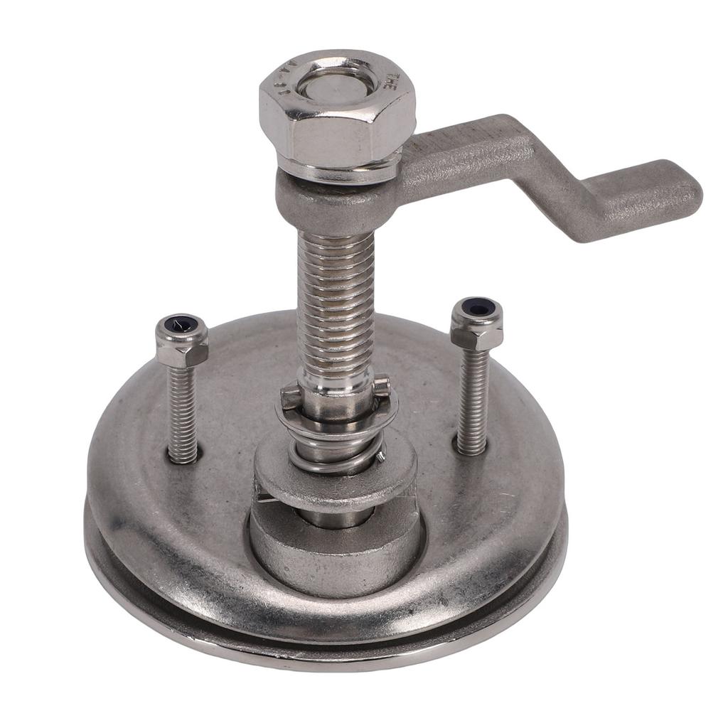 Boat Cam   Stainless Steel Floor Buckle   with Back Plate and Red Dot Indicator for Ships Yachts RV