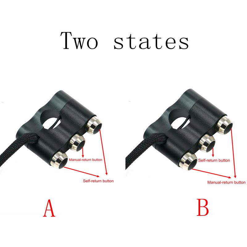 LMoDri Motorcycle Universal Aluminum Switch 7/8" Handlebar Control For Headlights Horns Emergency Stop Light Three-in-one