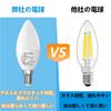 ORALUCE LED Chandelier Bulb, E12 Base, 40W Equivalent, Daylight White 5000K, 5W, 450lm, High Brightness, Energy Saving, Suitable for Enclosed
