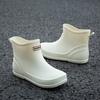 Kadın Yüksek Kaliteli Su Geçirmez Nefes Alabilir Kauçuk Bilekte Botlar Yaz & Sonbahar Yağmurları için Burun PVC İç Taban Rahat Pozisyon