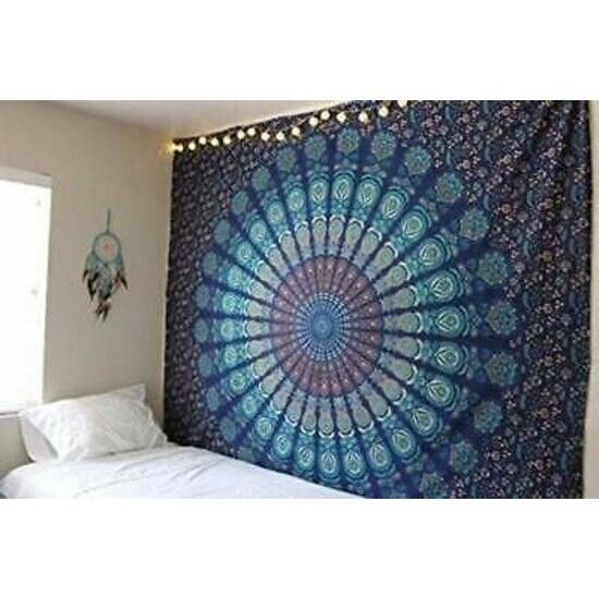 Tapestry Indian mandala hippie bohemian beach 75x100