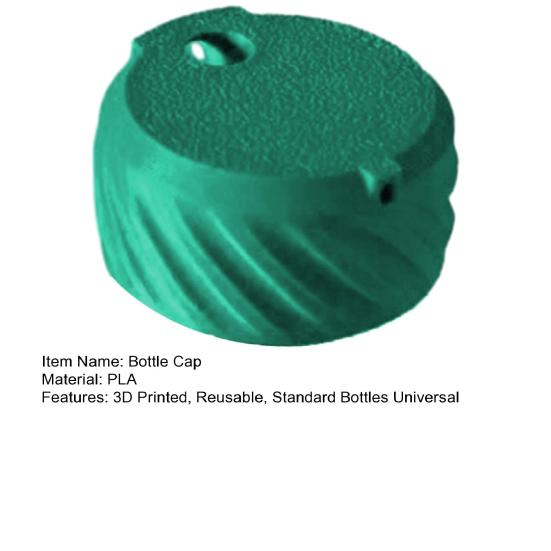 Ultra-Light Portable Wash Bottle Cap 3D Printed Reusable Standard Bottles Travel Bidet Attachment Outdoor Hiking Camping Cleaning Rinse Cap Nozzle