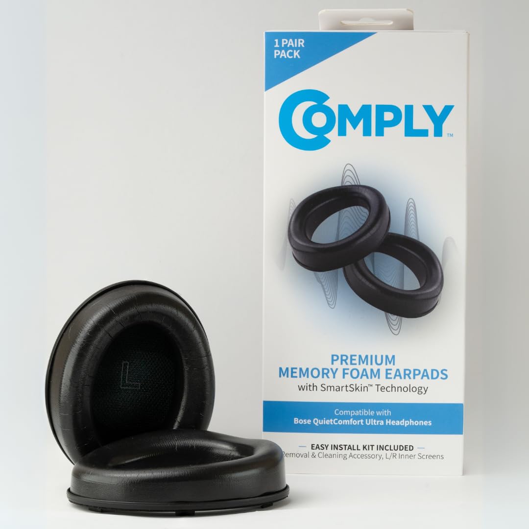 

Comply Premium Memory Foam Ear Pads for Bose QuietComfort Ultra Headphones (1st & 2nd Generation) - 1 Pair (HC60-26010-01)