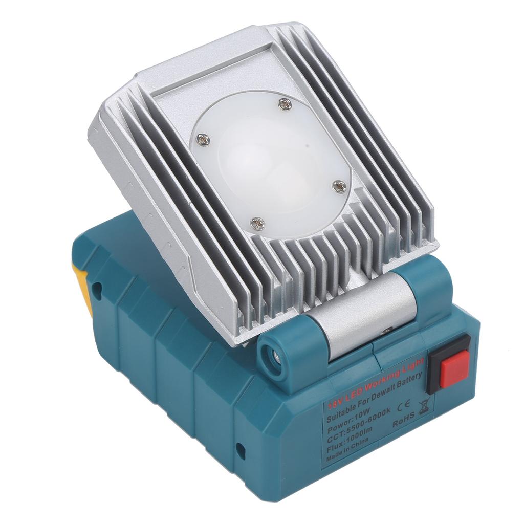 LED Tool Light Lithium Battery Interface Work Lighting Lamp 1000LM 18V ‑10W