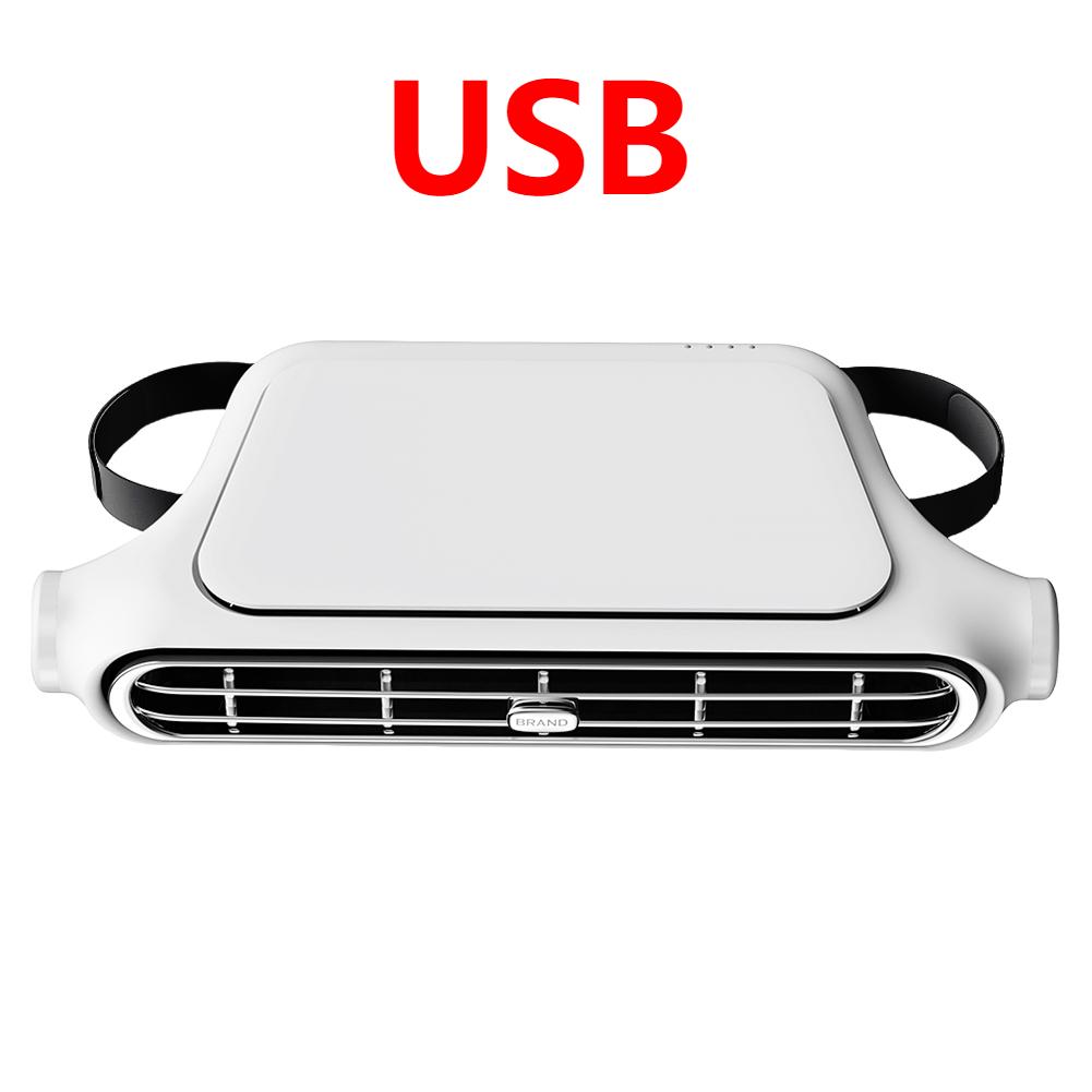 Car Headrest Cooling Fan 3 Speeds Adjustable Electric Car Air Cooling Fan 5V/2A Car Rear Backrest Fan Car Interior Accessories