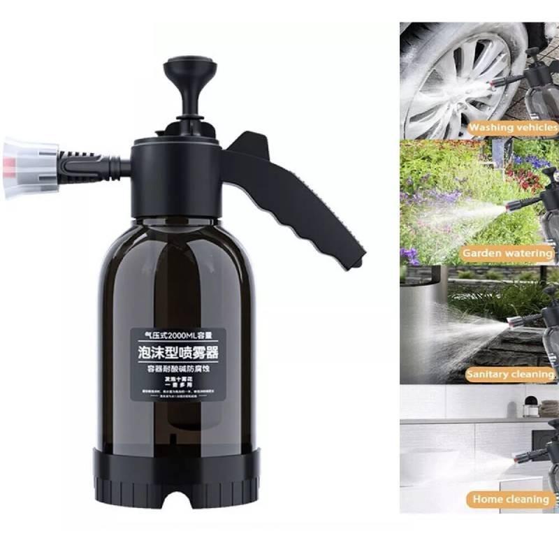 Car Wash 2l Pump Foam Sprayer Hand Held Spray Bottle Detailes Tools Washing