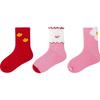 Minibala Neujahr Rot Kinder Mittelhohe Socken