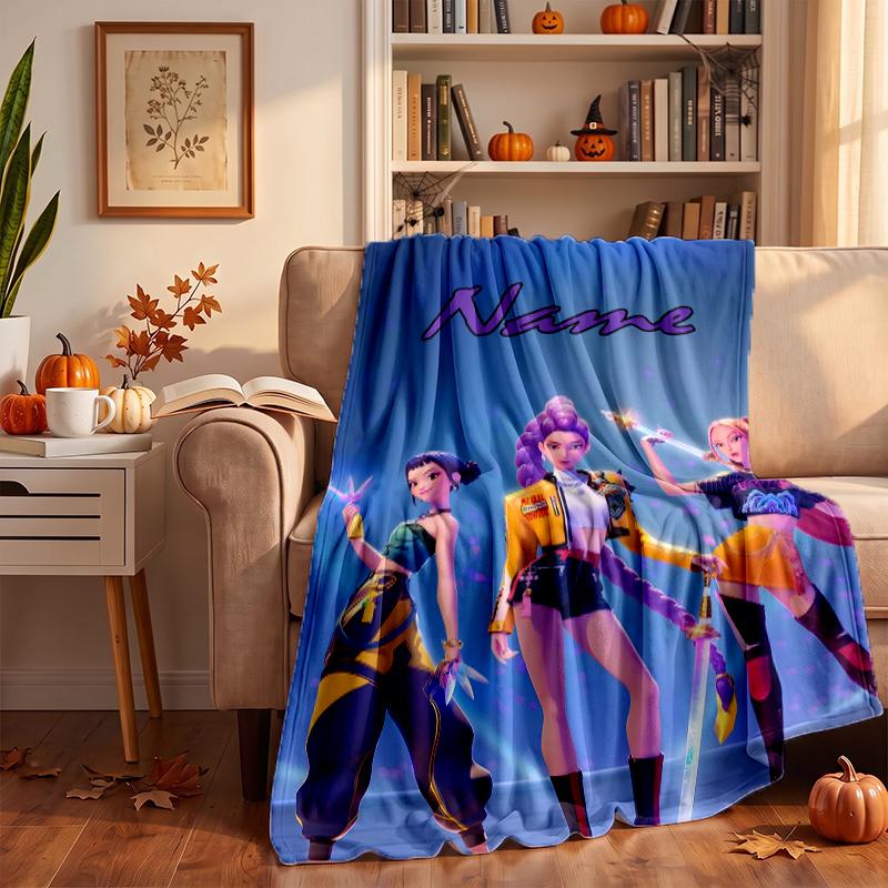 HUNTRIX Custom Flannel Blankets Soft Warm Cozy Throws for Home Decor Holiday Gifts