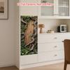84Style Fridge Stickers Refrigerator Cover Door Landscape Plant Sea Vinyl Self Adhesive Kitchen Furniture Decor Wrap Freezer Sticker DIY