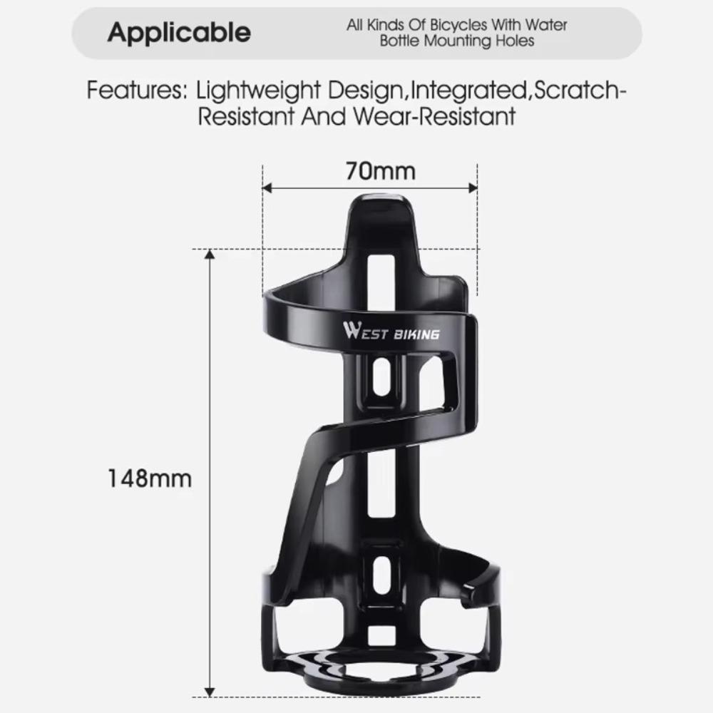 Lightweight Bicycle Water Bottle Holder Non-slip Straps PC Bike Water Bottle Cage Cycling Bottle Bracket for MTB Road Bike