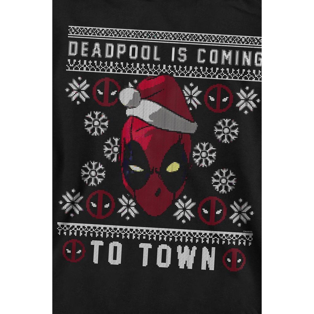 Deadpool Unisex Adult Coming To Town Sweatshirt