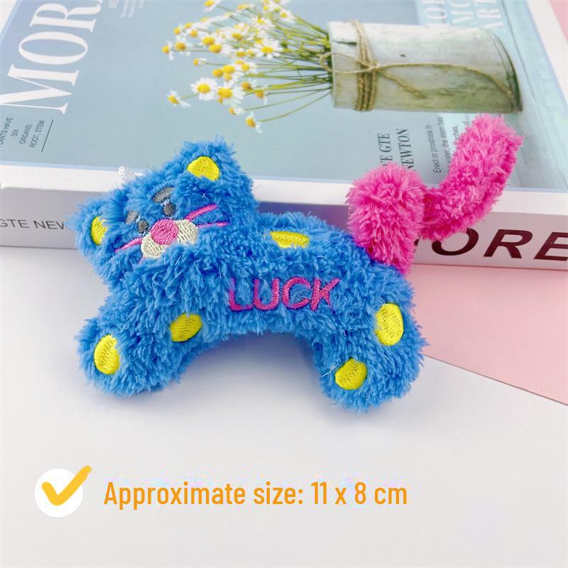 Charming Kitten Tail Plush Keychain & Bag Pendant