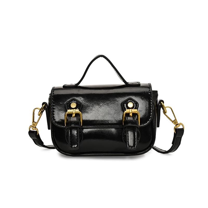 Chic Mini Pu Leather Handbag For Kids Stylish School Bag For Boys And Girls