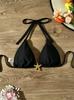 2026 European New Fashion Sexy Solid Color Swimsuit Bikini Top