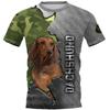 2021 Summer New Malinois 3d Printed Female T-shirt Men's Summer Casual Short-sleeved T-shirt Fun Pattern