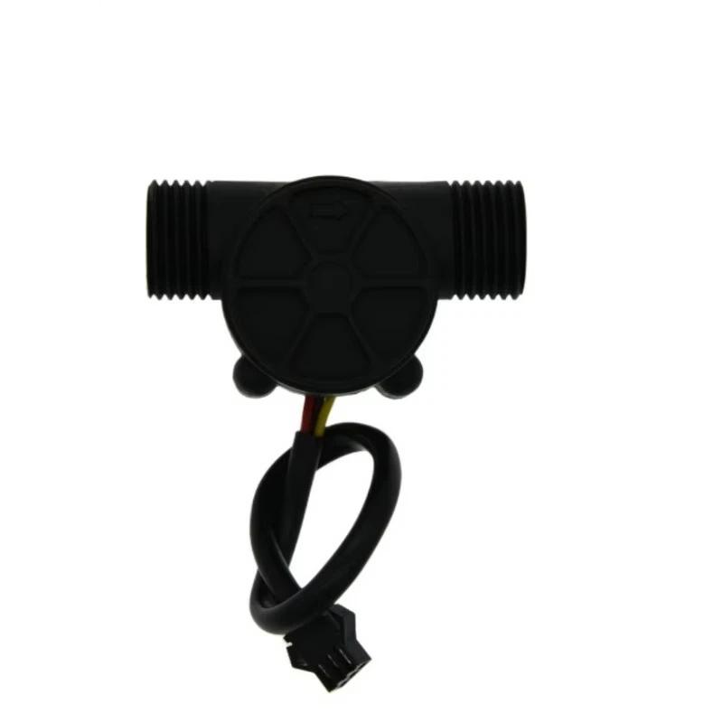 1Pcs Dc 5-18V Flowmeter Hall Flow Sensor Water Control Liquid Flow Sensor Switch 1-30L/Min 1.75Mpa 12V Water Flow Sensor