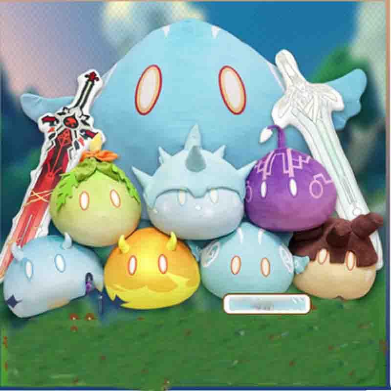 Genshin Slime Impact Stuffed Toy Plush Dolls Throw Pillow Toys Cartoon Gift