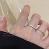 Butterfly Opening Stacked Ring Women'S Earrings Simple Index Finger Ring Fashionable Versatile Sweet Ring Tide