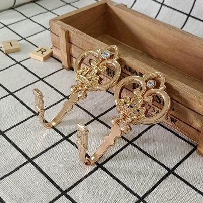 1 çift (Vidalarla) Avrupa Tarzı Perde Kancaları Ev Dekorasyonları Vintage Duvarlar Asılı Oturma Odası Yatak Odası Giyim