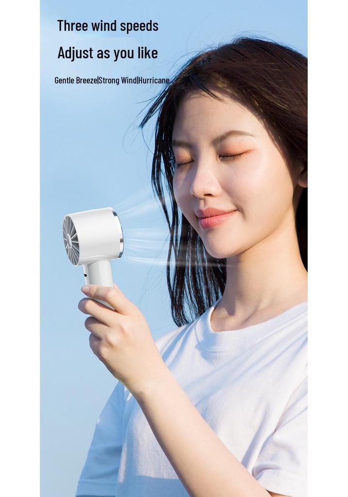 2026 Portable USB Ice Cooling Fan with Carabiner, Semiconductor Refrigeration, and High Wind Power