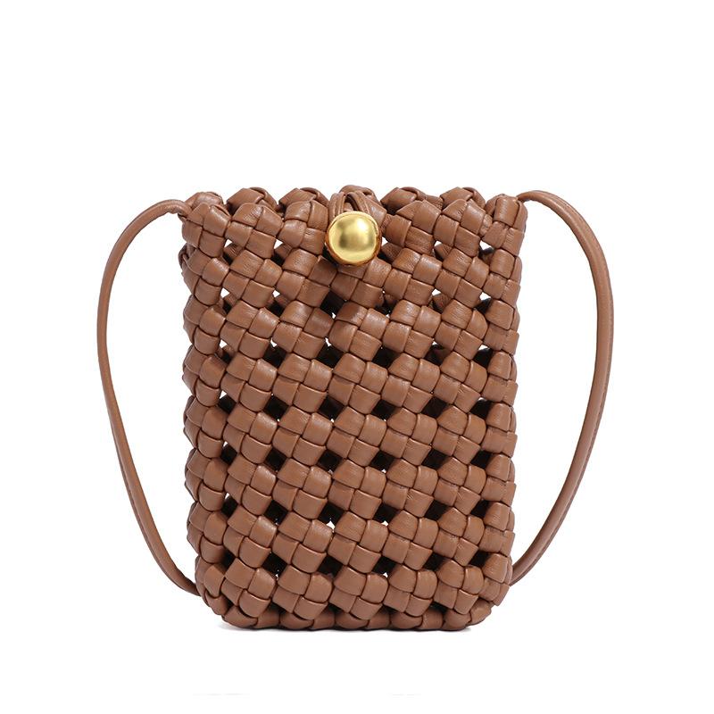 

Сумка для телефона с вертикальным плетением Windmill Knot, простая мини-сумка на одно плечо для женщин