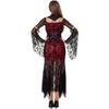 Vampire Vixen Witch Dress Halloween Cosplay Costume Women Game Party