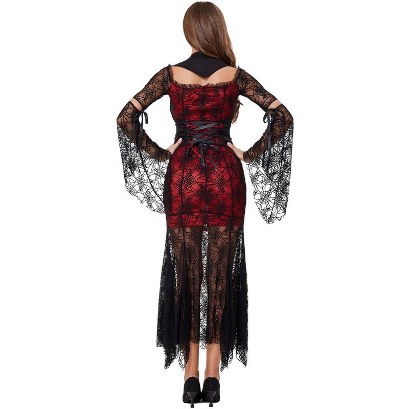 Vampire Vixen Witch Dress Halloween Cosplay Costume Women Game Party