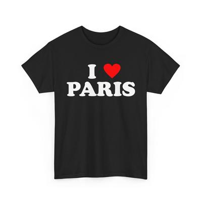I Love Paris T-shirt ,I Heart France City Paris Shirt ,France Graphic Tee ,Paris Graphic T-shirt