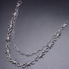 European and American Hip Hop Punk Double-layer Thorn Waist Chain Jeans Chain Decorative Personalized Thorn Trouser Chain