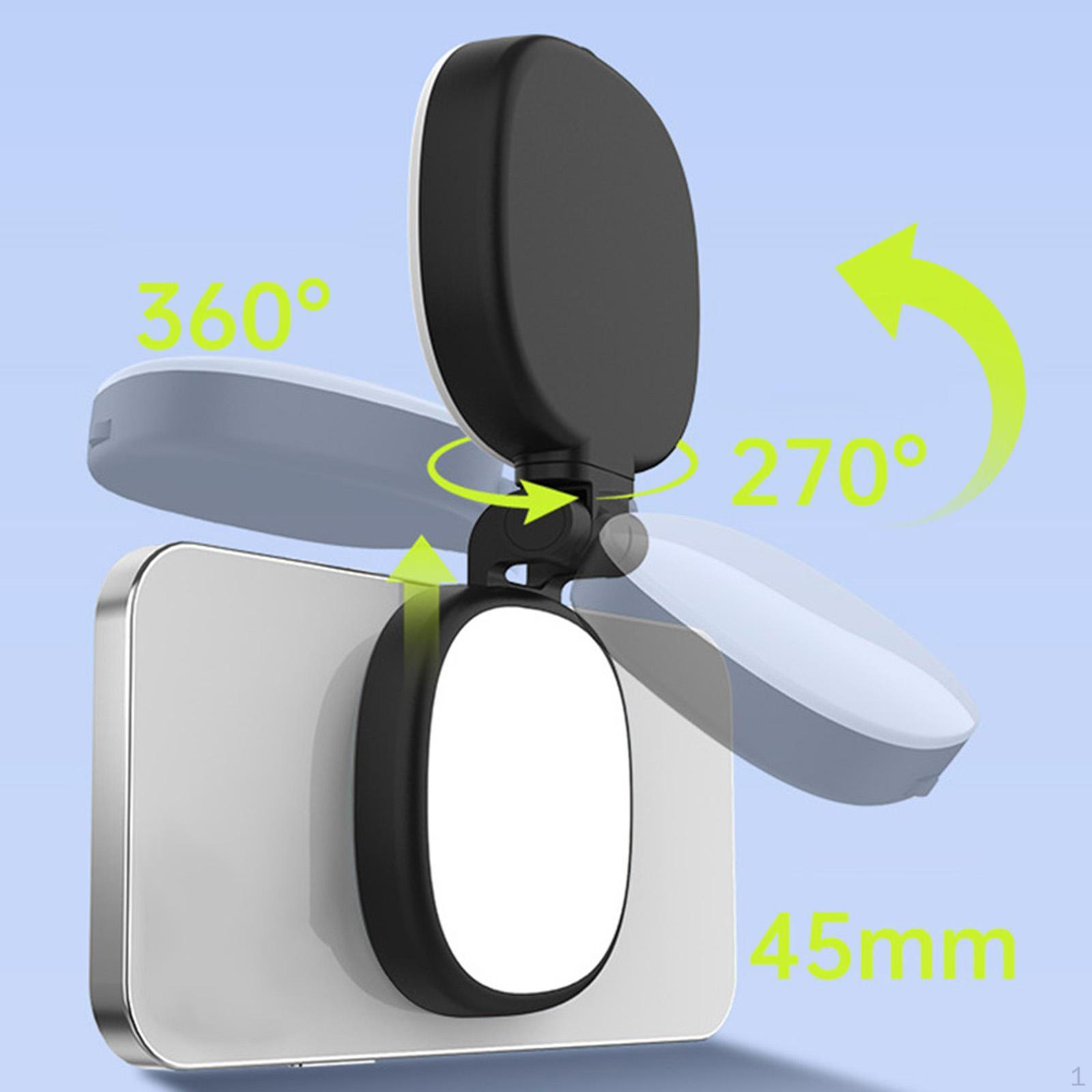 

Fill Lights Portable Vlogs Makeup Live Stream 3 Lighting Lightweight Small Selfies Video Phone Light чёрный