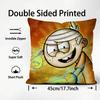 Anime The L-Loud House Cushion Cover Comfortable Reversible Pillow Cover Ideal for Car Sofa Bedroom & Beyond