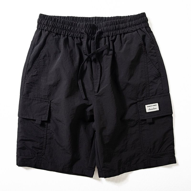 Cargo Shorts Men's Summer Thin Large Pocket Mountain Outdoor Machine Style Plus Size Loose Casual Straight Shorts