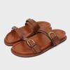 Fashion Retro Cross Band Women's Beach Shoes Thick Sole 2025 Summer Casual Outdoor Ladies Slippers Big Size Non Slip Female Slides