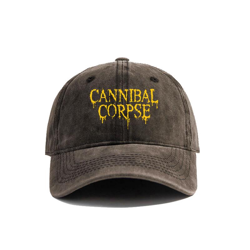 Cannibal Corpse Baseball Cap Summer Distressed Dad Hats Unisex Outdoor Adjustable Cotton Caps MZ-433