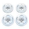 4PCS 3in Heavy Duty Garage Door Pulley Kit Zinc Plated Quiet 200LB Rated Load for Most Garage Doors