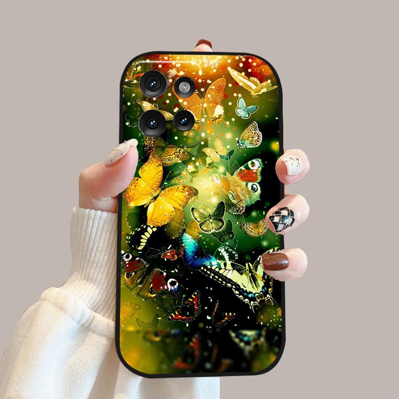 Fashion Painted Coque Case For Moto Edge 50 Soft Silicone TPU Phone Cover For Motorola S50 Edge50 Neo 5G Shockproof Protector
