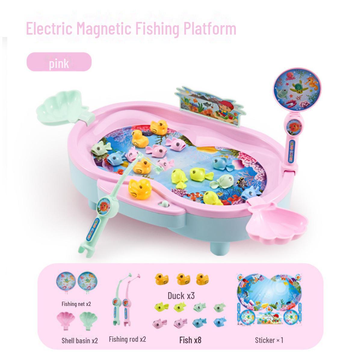 

Електрична іграшка для риболовлі для раннього навчання для дітей від 1 до 3 років: Подарунок для розвитку інтелекту для хлопчиків і дівчаток