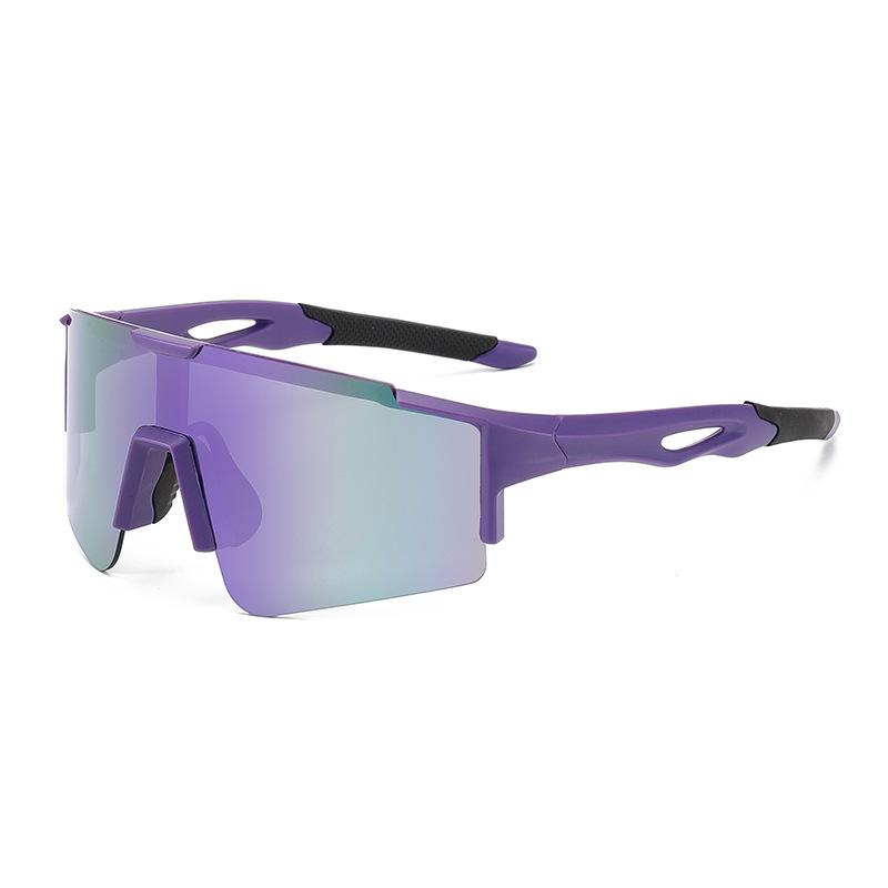 Outdoor sports cycling glasses, silicone nose pads, sunshade, eye protection, windproof sunglasses, the same style for men and women
