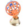 Bell Bird Toys Colorful Plastic Parrot Ball Toy for Cockatiels African Greys