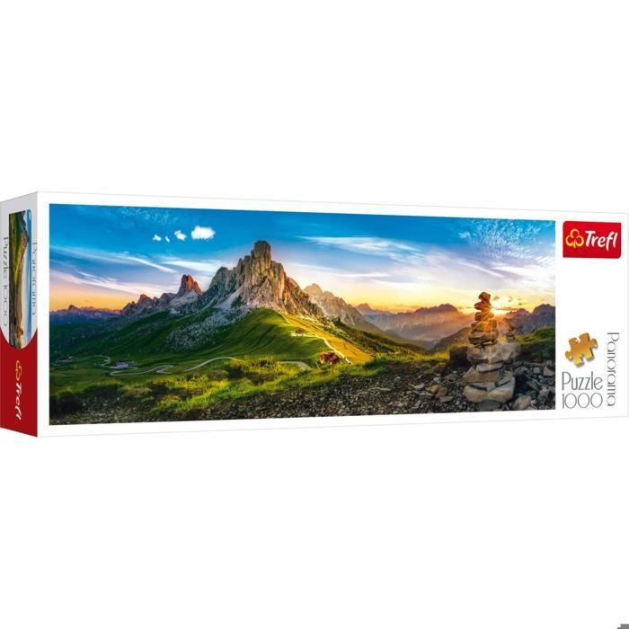 Puzzle 1000 pièces panoramique : Passo di Giau, Dolomites
