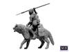 Master Box 1/24 Scale Humanity's Final War Series 8: Girl Riding a Wolf, The Last Bridge, Plastic Model, MB24086 (Human)