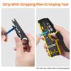 Proster RJ45 Crimping LAN Connector Crimping Compatible with LAN CAT6 Connector Protective Replacement Japanese Instruction Manual Compatible with