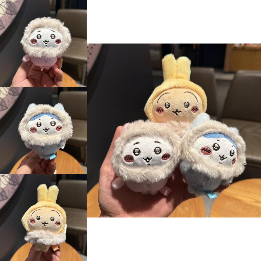 Giy Usaqi Winter Plush Doll With Faux Fur Collar For Kids Room Decor