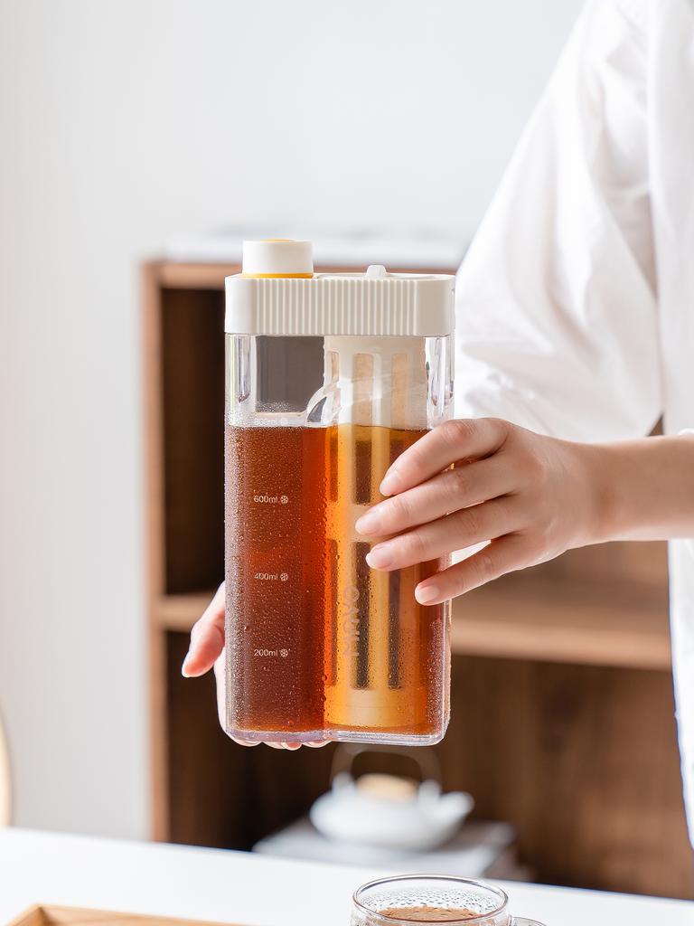 MAVO Manual Cold Brewer 800ml Ice Coffee Maker Cold Brew Coffee Pot Iced Coffee Brewer Coffee Brewing Kit Cold Brew Coffee Maker