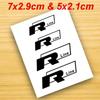 For Volkswagen VW Rline Golf 3 5 Polo Passat GTI MK3 MK7 Tiguan Beetle 4Pcs Car Vinyl Brake Caliper Sticker Vehicle Wheel Decals Jb9