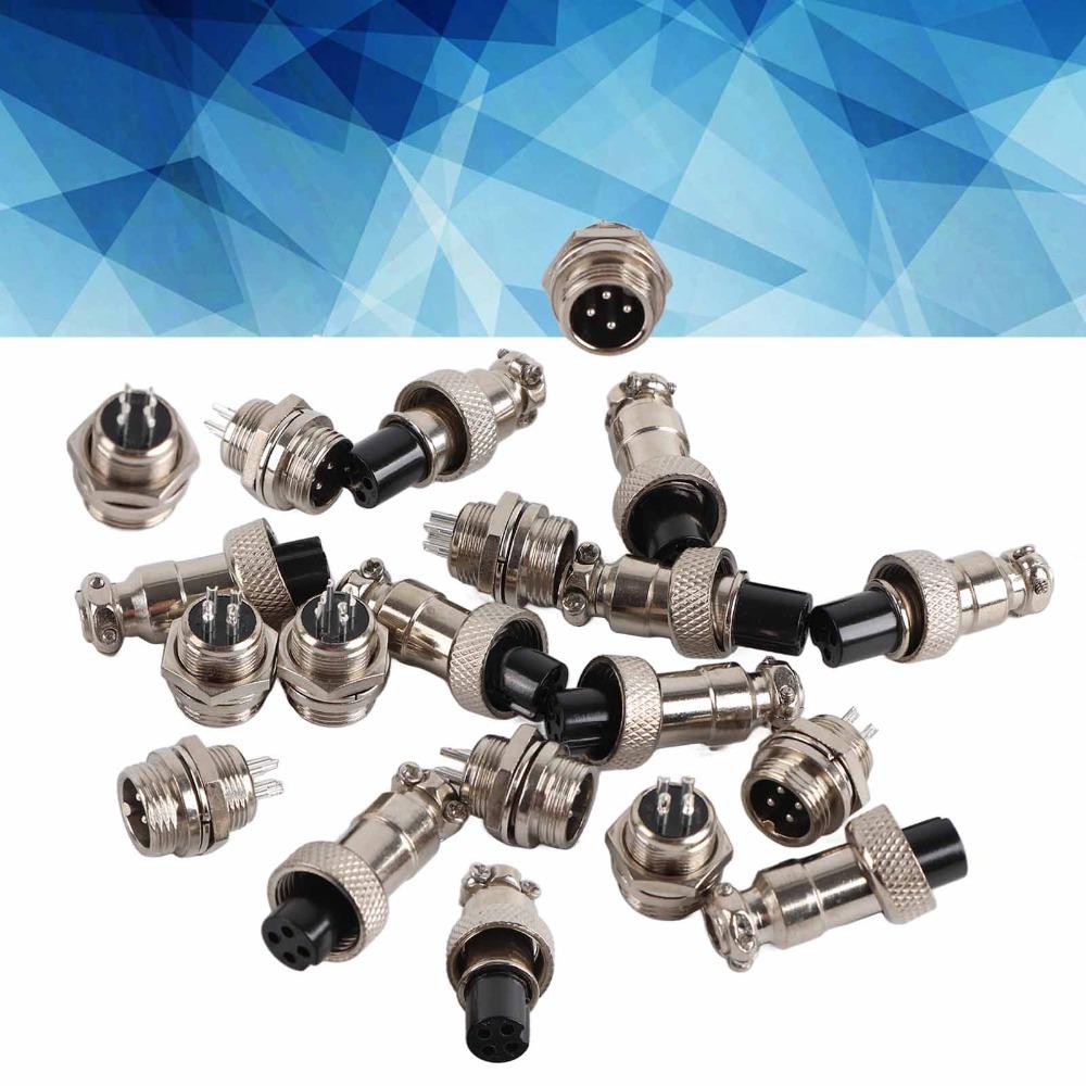 10 Set 12mm Aviation Plug GX12 Socket Connector Aviation Connector  Data Acquisition Systems