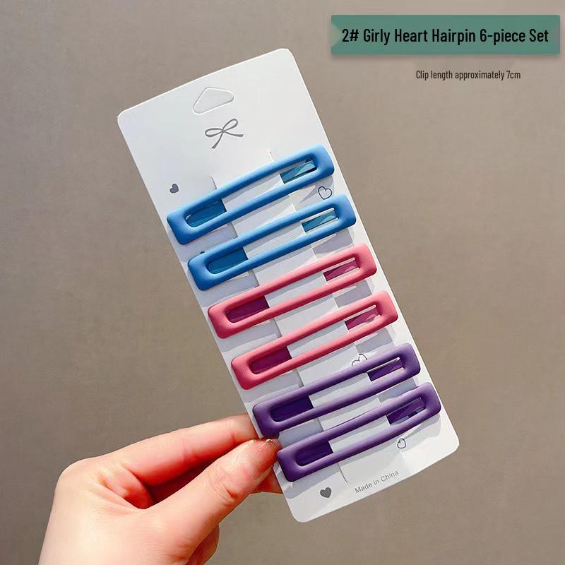 Matte BB Hair Clip: High-End Headdress for Women, 2025 Trend, Perfect for Bangs and Updos