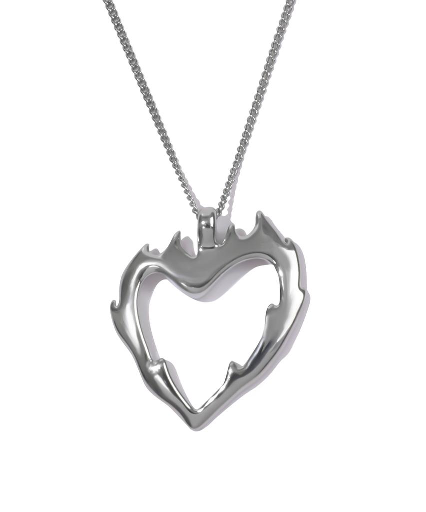Wondervisitor Burning Heart Necklace