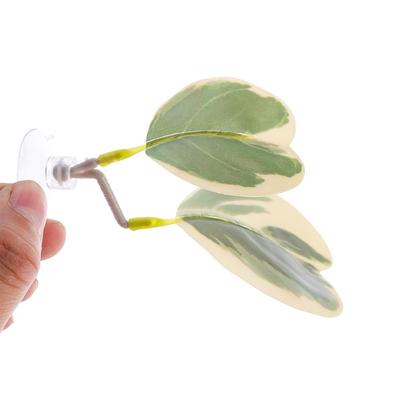 Plastic Betta Fish Rest Leaf with Suction Cups Creative Artificial Plants Simulated Fish Spawning Leaf