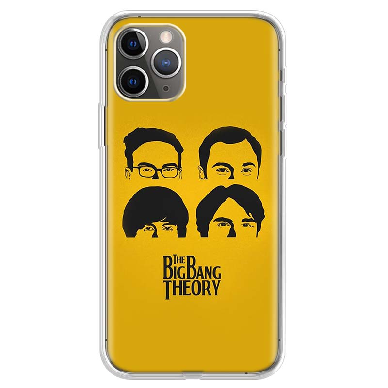 The Big Bang Theory Pattern Phone Case For iPhone 17 Air 11 13 Mini 14 15 Plus 16 12 Pro Max 16E SE 7 8 Pattern Soft TPU Back Co